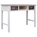 vidaXL barna fa íróasztal 110 x 45 x 76 cm