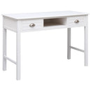 vidaXL fehér fa íróasztal 110 x 45 x 76 cm