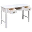 vidaXL fehér fa íróasztal 110 x 45 x 76 cm