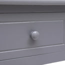 vidaXL szürke fa íróasztal 110 x 45 x 76 cm