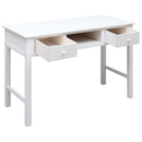 vidaXL fehér fa íróasztal 110 x 45 x 76 cm