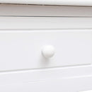 vidaXL fehér fa íróasztal 110 x 45 x 76 cm