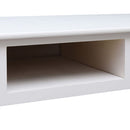 vidaXL fehér fa íróasztal 110 x 45 x 76 cm