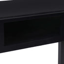 vidaXL fekete fa íróasztal 110 x 45 x 76 cm