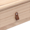 vidaXL természetes színű fa íróasztal 110 x 45 x 76 cm