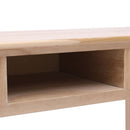 vidaXL természetes színű fa íróasztal 110 x 45 x 76 cm