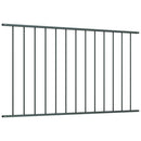 vidaXL antracit színű porszórt acél kerítéspanel 1,63 x 1 m