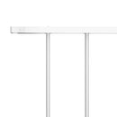 vidaXL fehér porszórt acél kerítéspanel Woerden 163x75 cm