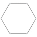 vidaXL barna horganyzott acél kerti magaságyás 129 x 129 x 77 cm