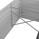 vidaXL antracitszürke horganyzott acél kerti magaságyás 320x80x77 cm