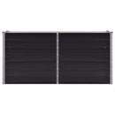 vidaXL antracitszürke horganyzott acél kerti magaságyás 160x40x77 cm