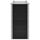 vidaXL antracitszürke horganyzott acél kerti magaságyás 100x40x77 cm