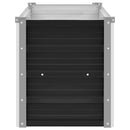 vidaXL antracitszürke horganyzott acél kerti magaságyás 100x40x45 cm