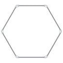 vidaXL antracitszürke horganyzott acél kerti magaságyás 129x129x77 cm