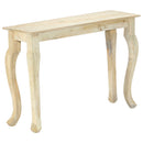 vidaXL tömör mangófa konzolasztal 110 x 35 x 77 cm