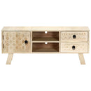 vidaXL tömör mangófa TV-szekrény 110 x 30 x 44 cm