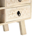 vidaXL tömör mangófa TV-szekrény 110 x 30 x 44 cm