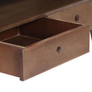 vidaXL tömör akácfa TV-szekrény 110 x 35 x 50 cm