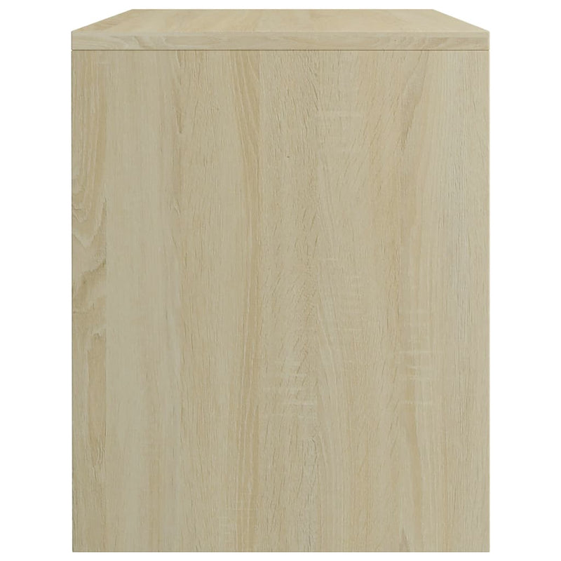 vidaXL 2 db sonoma tölgy színű szerelt fa éjjeliszekrény 40x30x40 cm