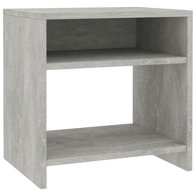 vidaXL betonszürke szerelt fa éjjeliszekrény 40 x 30 x 40 cm