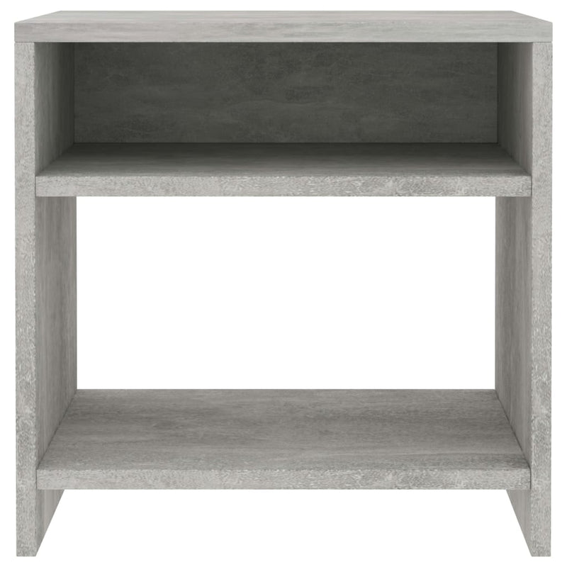 vidaXL betonszürke szerelt fa éjjeliszekrény 40 x 30 x 40 cm