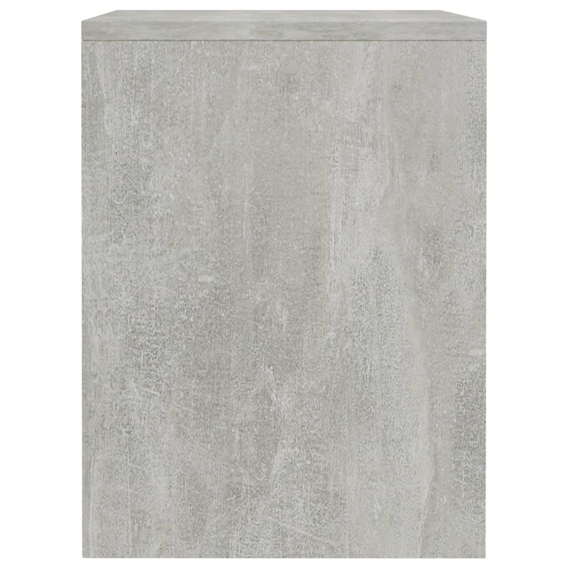 vidaXL betonszürke szerelt fa éjjeliszekrény 40 x 30 x 40 cm
