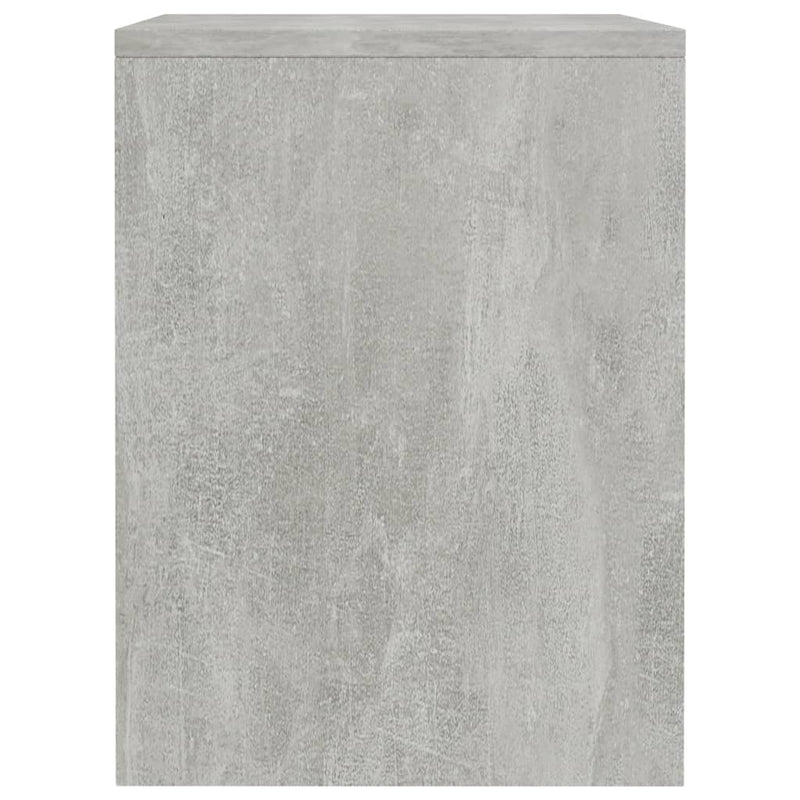 vidaXL 2 db betonszürke szerelt fa éjjeliszekrény 40 x 30 x 40 cm