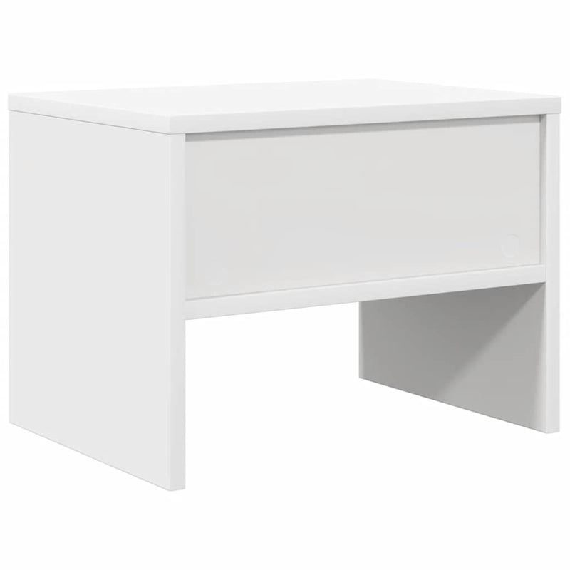 vidaXL 2 db fehér szerelt fa éjjeliszekrény 40 x 30 x 30 cm