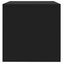 vidaXL 2 db fekete szerelt fa éjjeliszekrény 40 x 30 x 30 cm