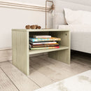 vidaXL 2 db sonoma tölgy színű szerelt fa éjjeliszekrény 40x30x30 cm