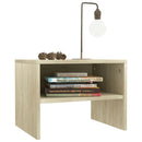vidaXL 2 db sonoma tölgy színű szerelt fa éjjeliszekrény 40x30x30 cm