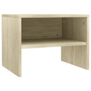 vidaXL 2 db sonoma tölgy színű szerelt fa éjjeliszekrény 40x30x30 cm