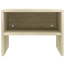 vidaXL 2 db sonoma tölgy színű szerelt fa éjjeliszekrény 40x30x30 cm