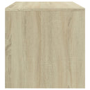 vidaXL 2 db sonoma tölgy színű szerelt fa éjjeliszekrény 40x30x30 cm