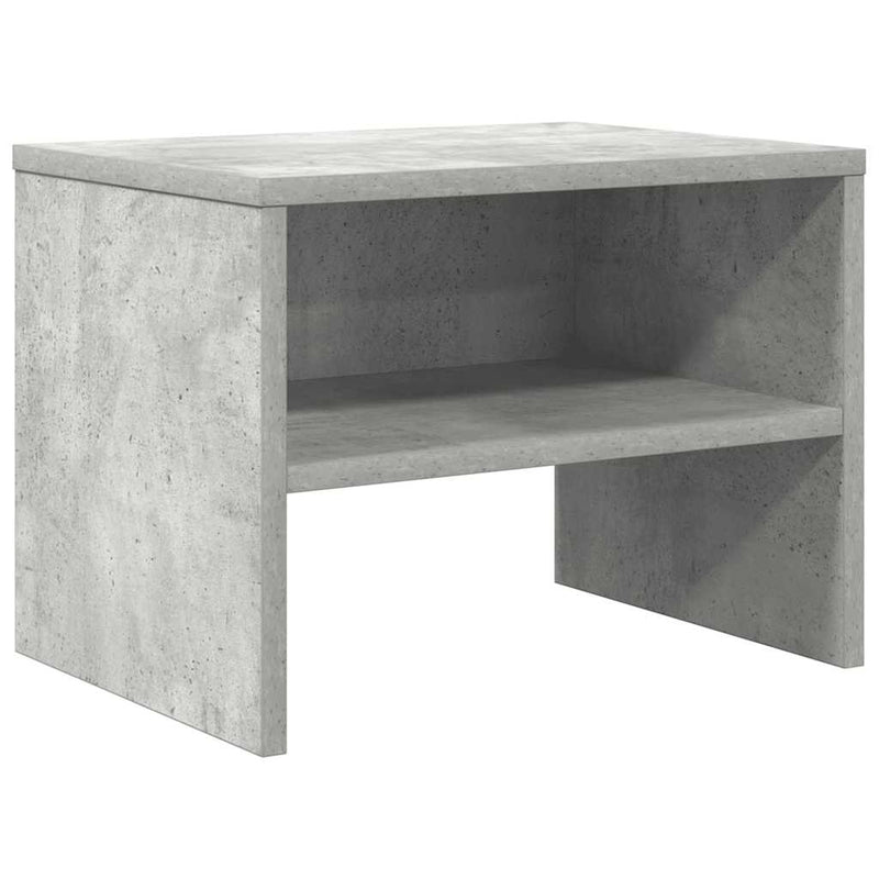 vidaXL betonszürke szerelt fa éjjeliszekrény 40 x 30 x 30 cm