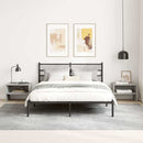 vidaXL betonszürke szerelt fa éjjeliszekrény 40 x 30 x 30 cm