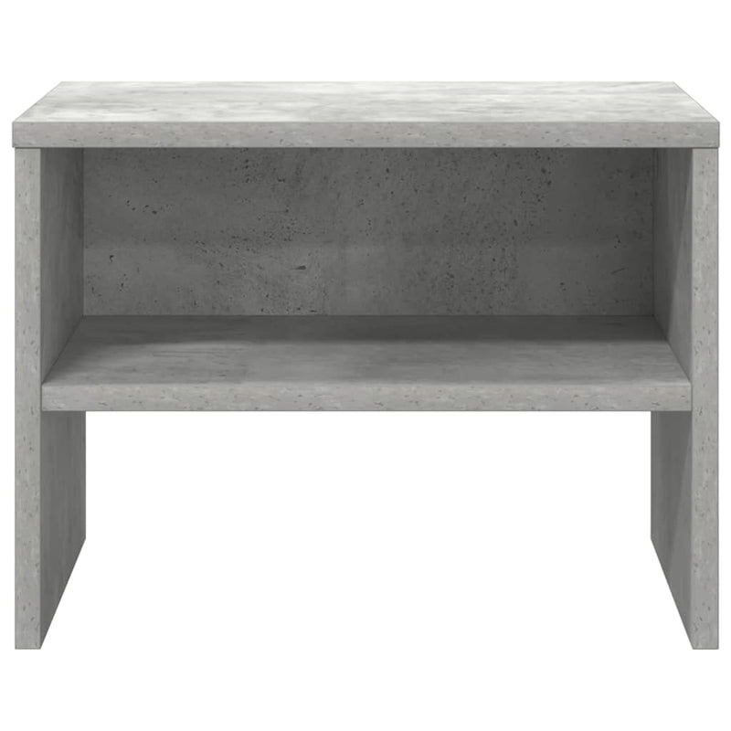 vidaXL betonszürke szerelt fa éjjeliszekrény 40 x 30 x 30 cm