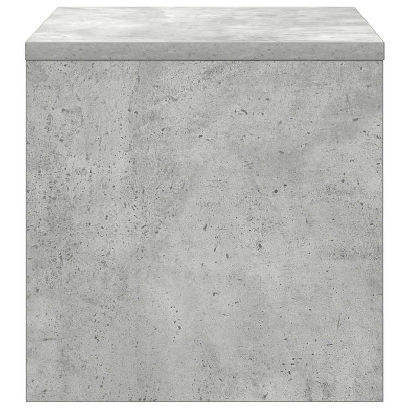 vidaXL betonszürke szerelt fa éjjeliszekrény 40 x 30 x 30 cm