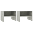 vidaXL 2 db betonszürke szerelt fa éjjeliszekrény 40 x 30 x 30 cm