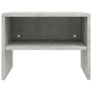 vidaXL 2 db betonszürke szerelt fa éjjeliszekrény 40 x 30 x 30 cm