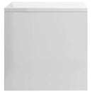 vidaXL 2 db magasfényű fehér szerelt fa éjjeliszekrény 40 x 30 x 30 cm