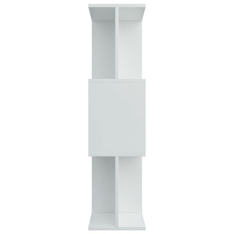 vidaXL fehér szerelt fa könyvszekrény/térelválasztó 80 x 24 x 96 cm