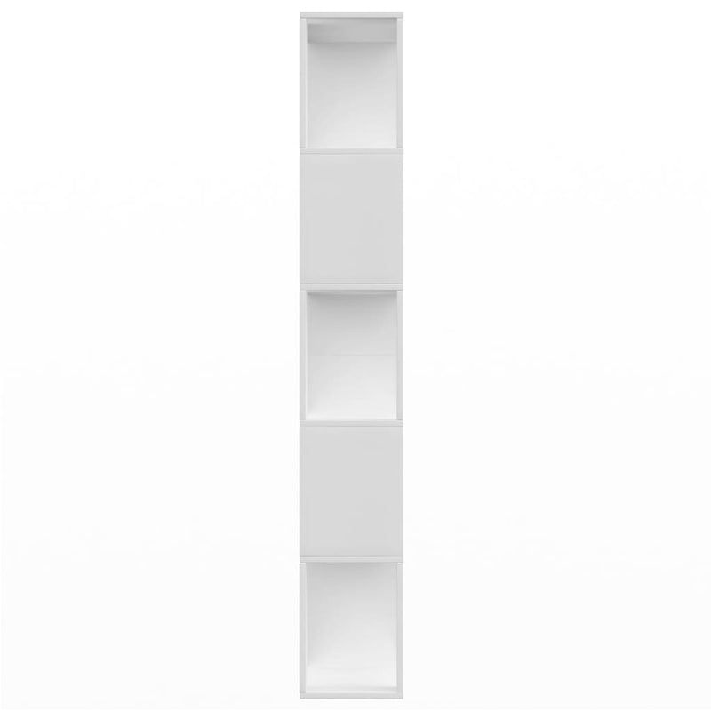 vidaXL fehér szerelt fa könyvszekrény/térelválasztó 80x24x159 cm