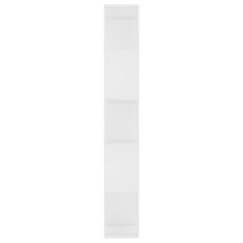 vidaXL fehér szerelt fa könyvszekrény/térelválasztó 45 x 24 x 159 cm