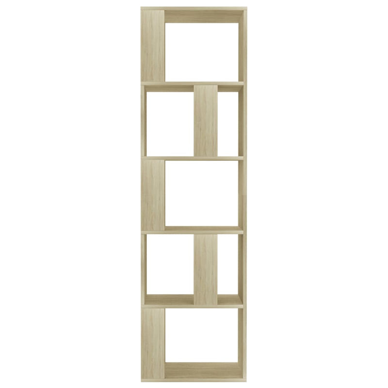 vidaXL sonoma tölgy szerelt fa könyvszekrény/térelválasztó 45x24x159cm