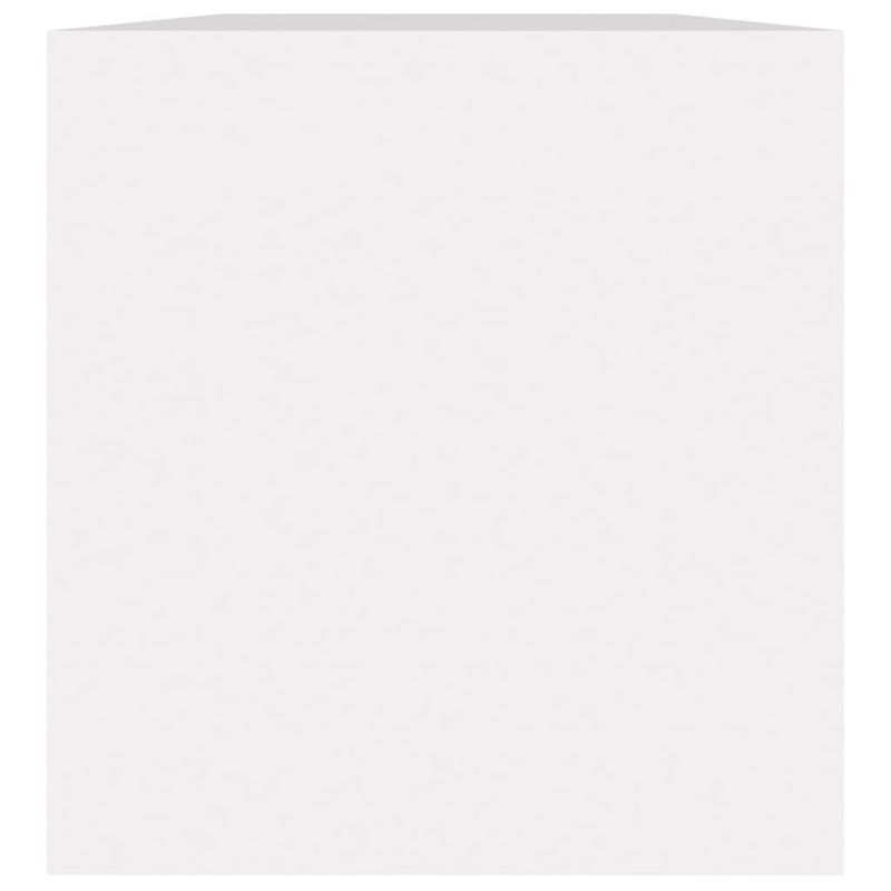 vidaXL fehér szerelt fa lemeztároló doboz 71 x 34 x 36 cm