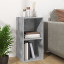800121 vidaXL Vinyl Storage Box Concrete Grey 71x34x36 cm Chipboard