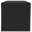 vidaXL fekete szerelt fa dohányzóasztal 100 x 40 x 40 cm