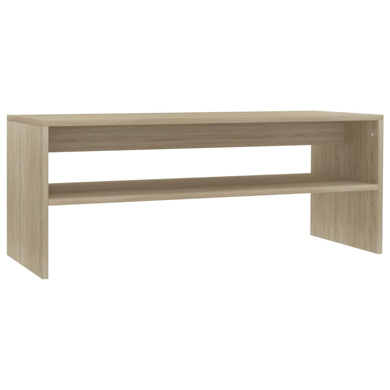 vidaXL sonoma tölgy színű szerelt fa dohányzóasztal 100 x 40 x 40 cm
