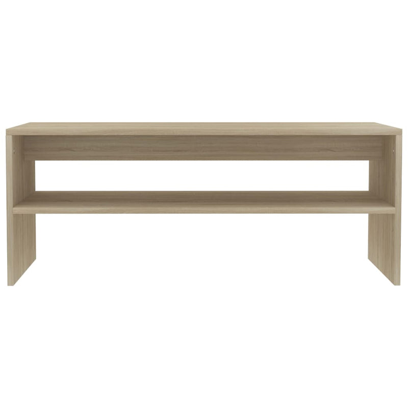 vidaXL sonoma tölgy színű szerelt fa dohányzóasztal 100 x 40 x 40 cm